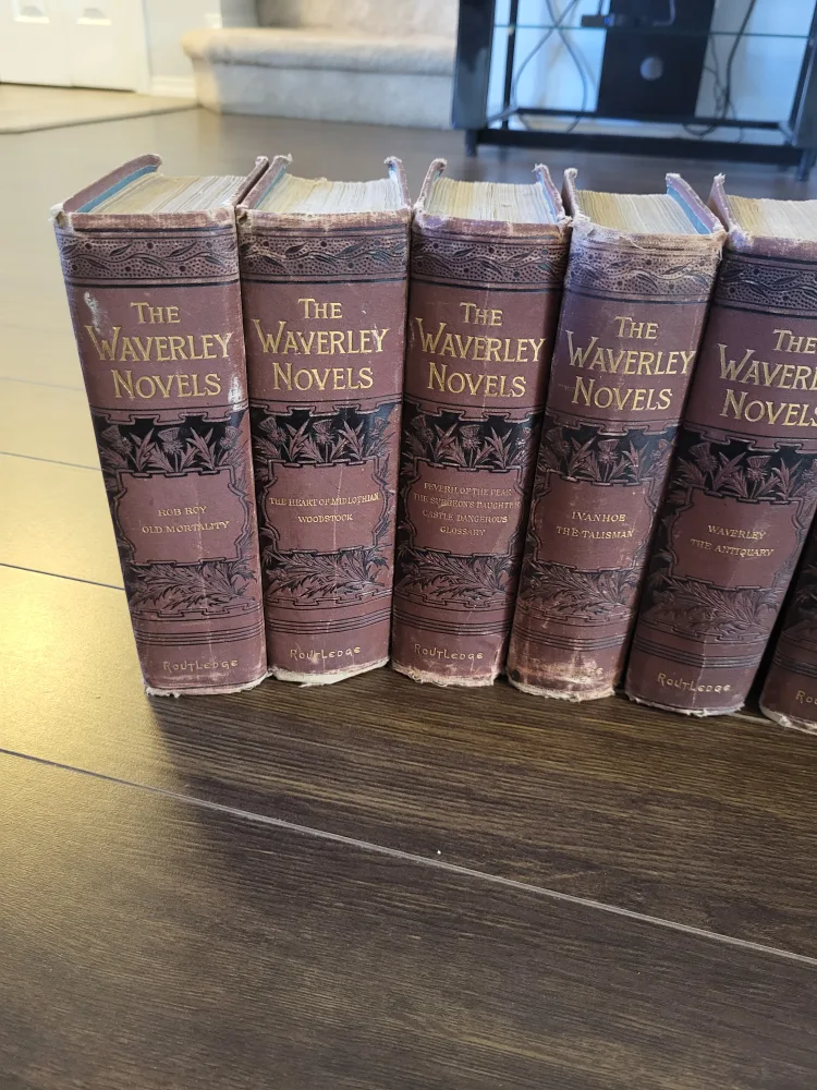 Antique 1895 Waverly novels 12 volume set image indicator(2)