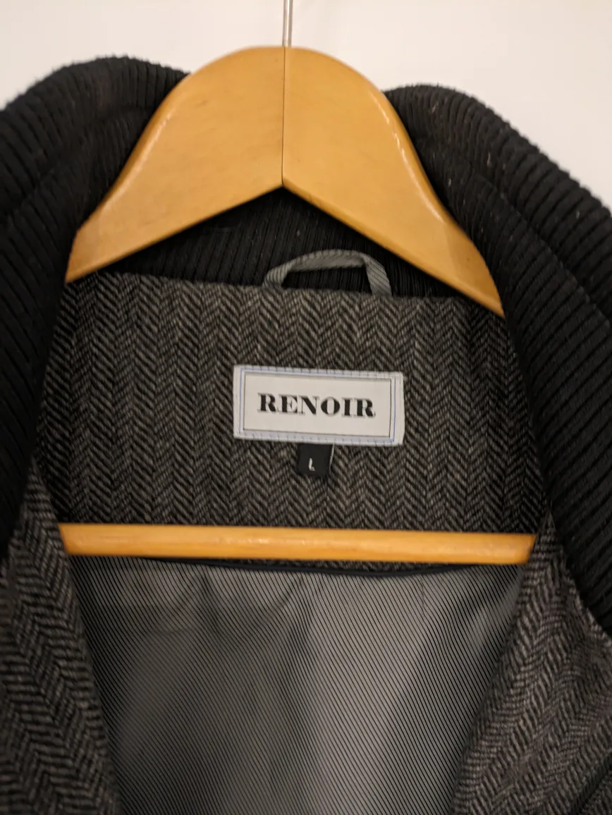 Men's Vintage Wool Blend Coat (Large) image indicator(5)