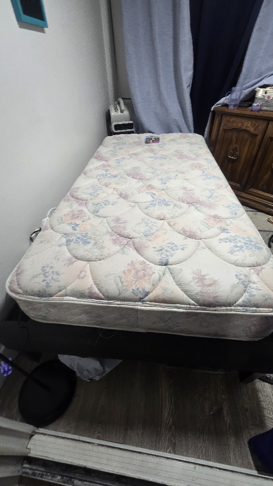 Twin Bed Frame with Mattress - photo 2