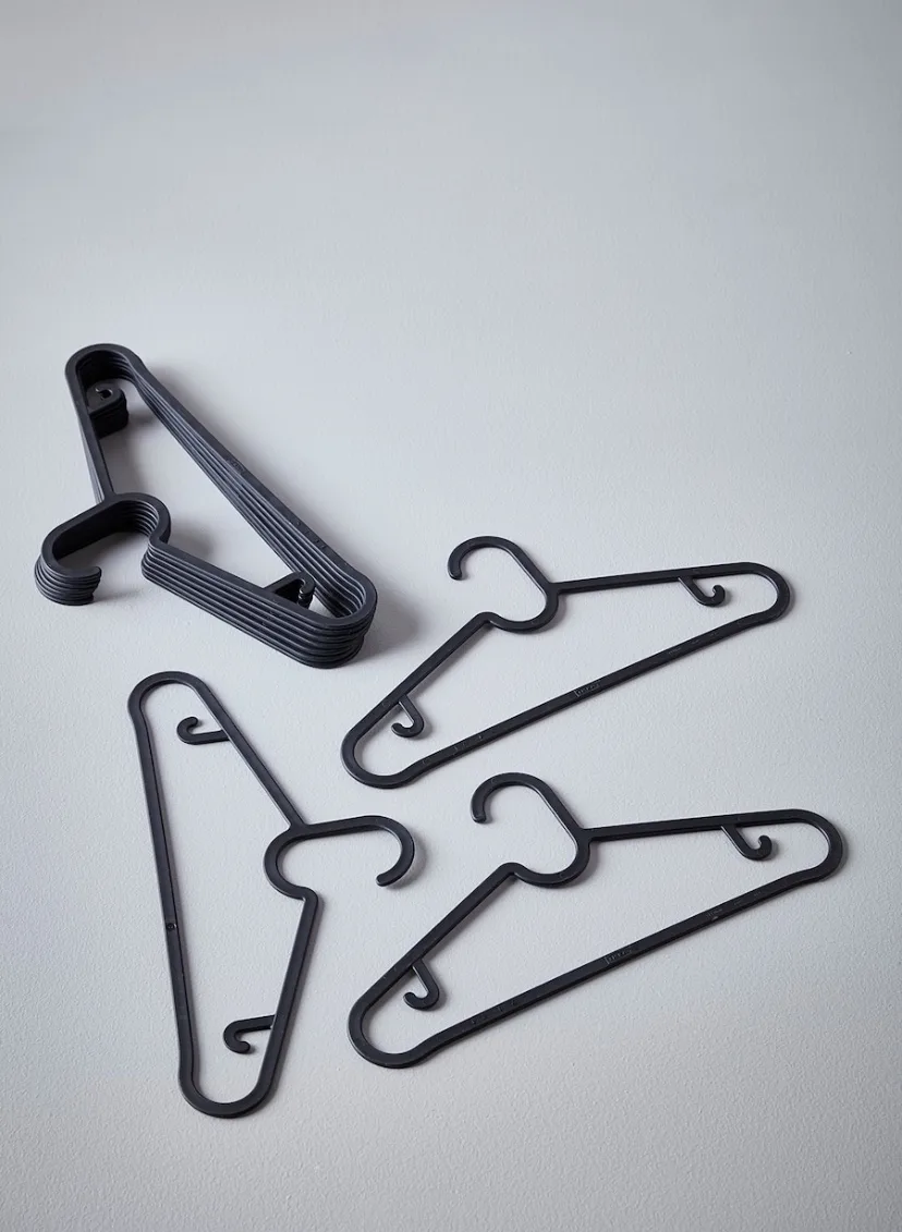 Moving sale - IKEA Black Plastic Hangers - 50 for $5 image indicator(5)