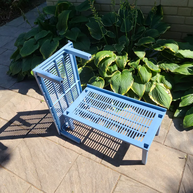2 Tier Blue Shoe Rack $5! image indicator(4)