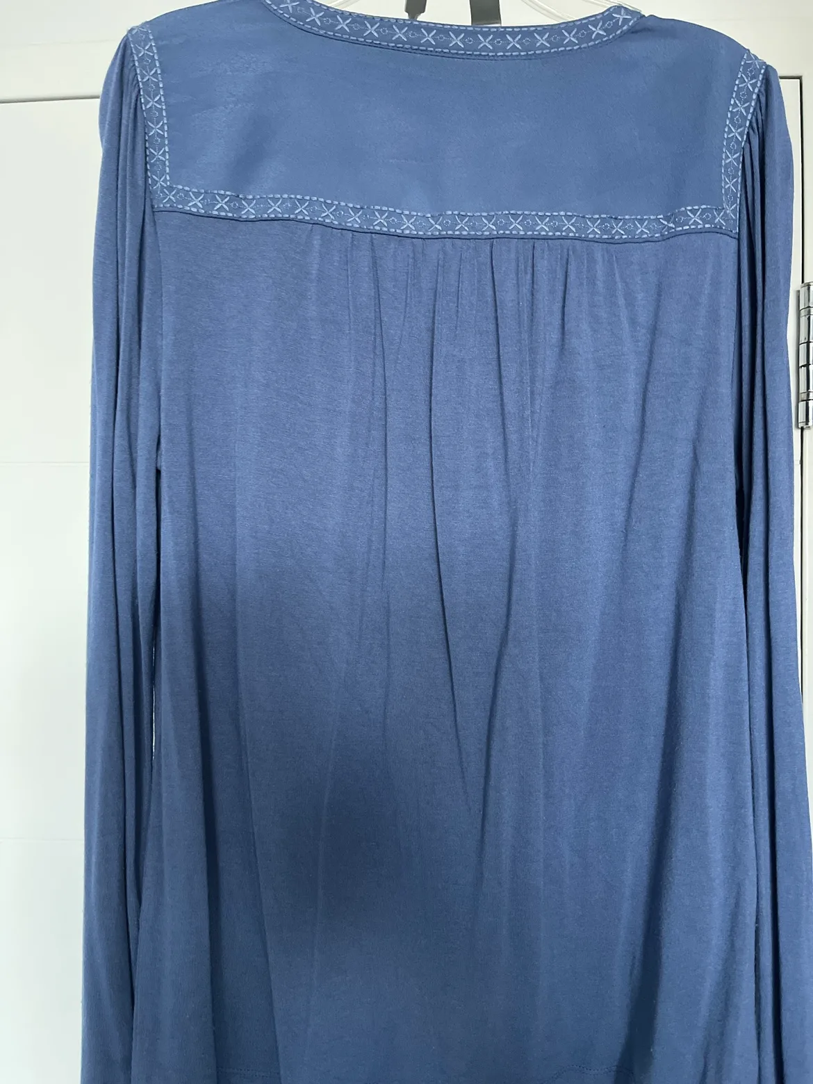 Blue Long Sleeve Blouse image indicator(2)