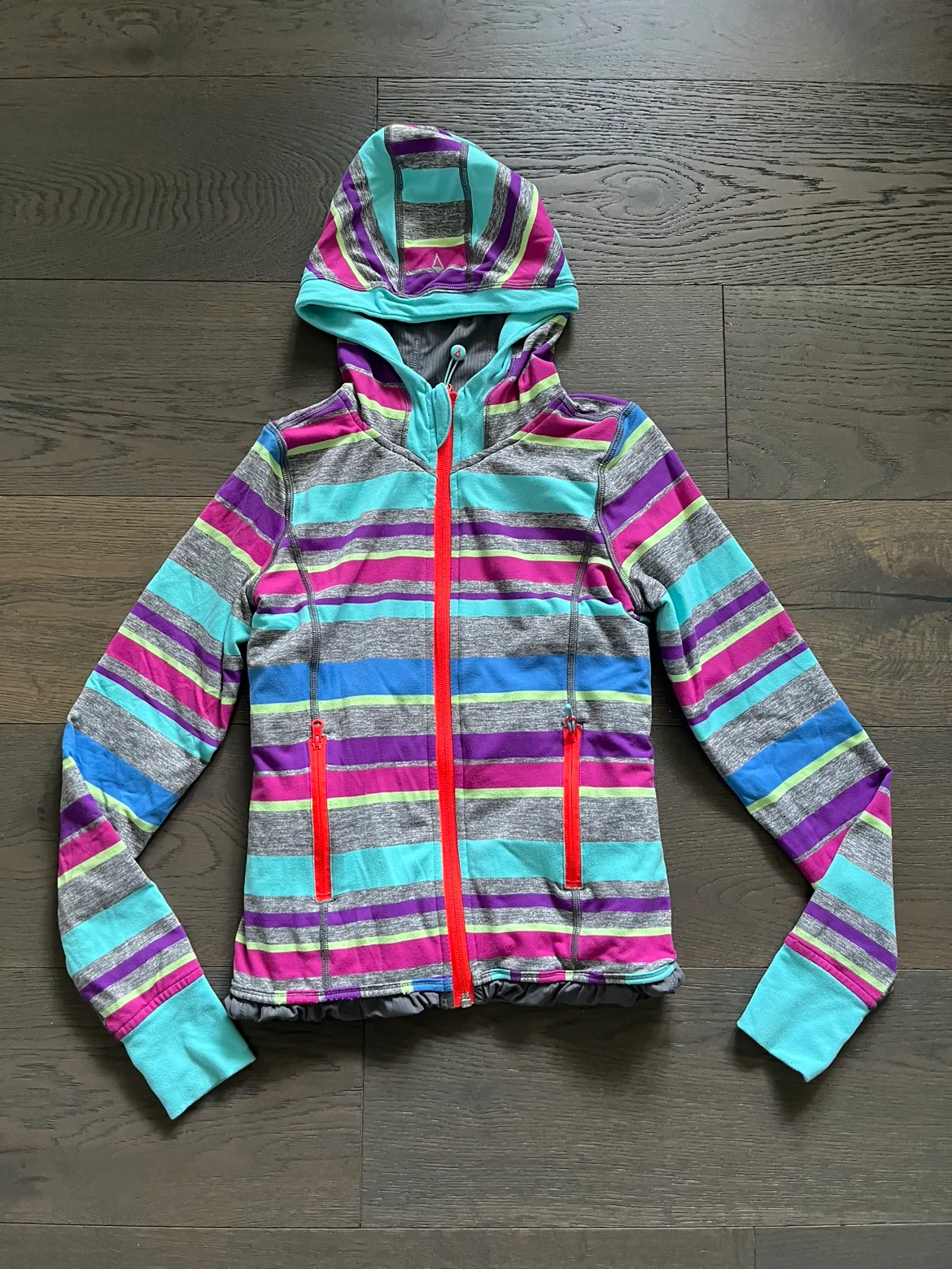 Ivivva by Lululemon girls fall jacket sz 8 EUC ret $159 image indicator(7)