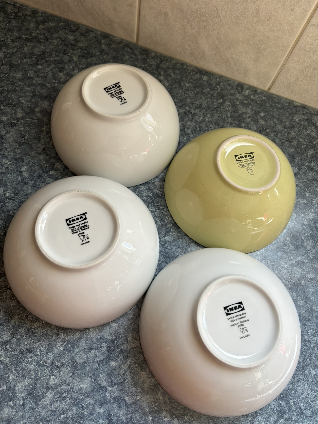Set of 4 IKEA Bowls