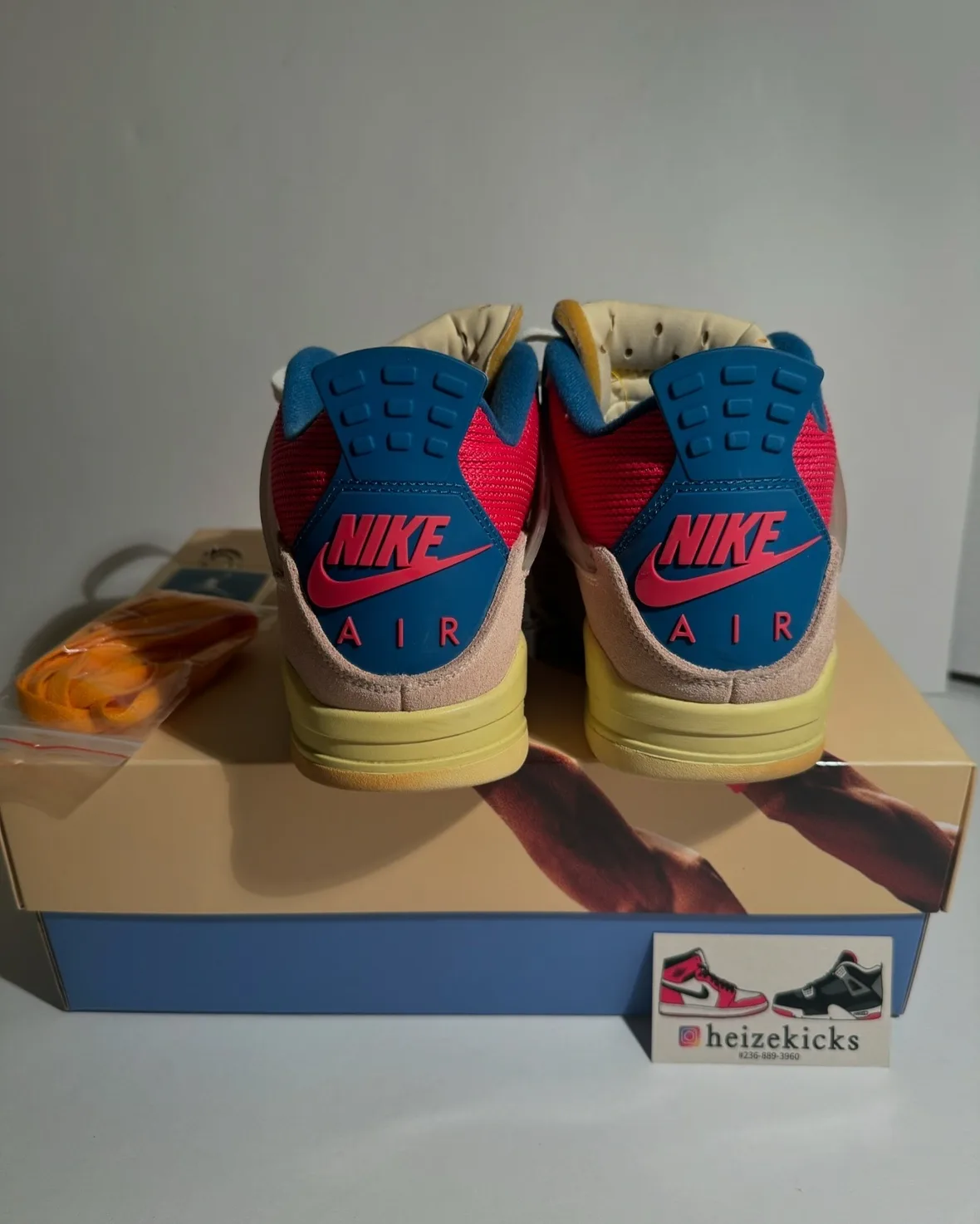 Jordan 4 Union Guava size 9 image indicator(4)