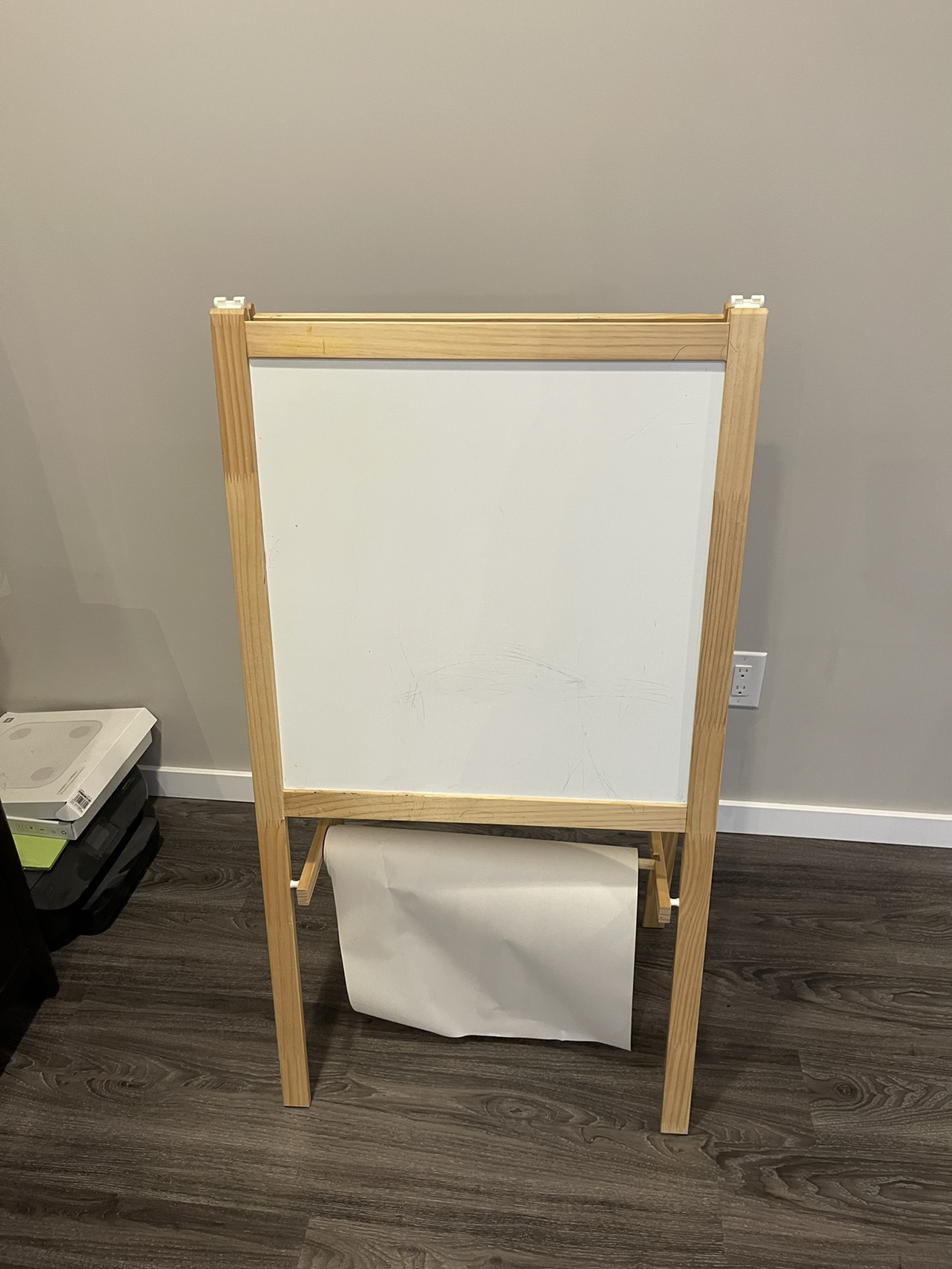 Double-Sided Chalkboard and Whiteboard Easel - photo 2