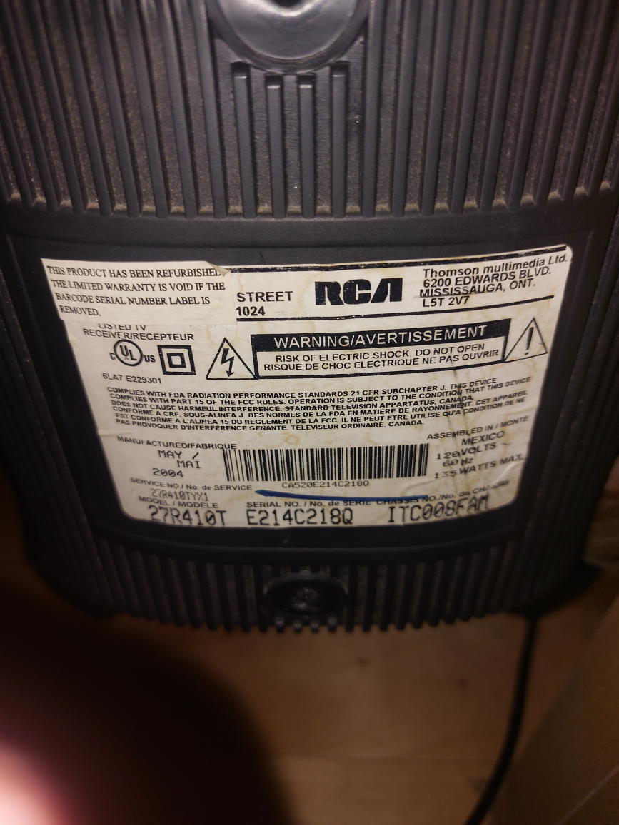 RCA 27" TV 📺