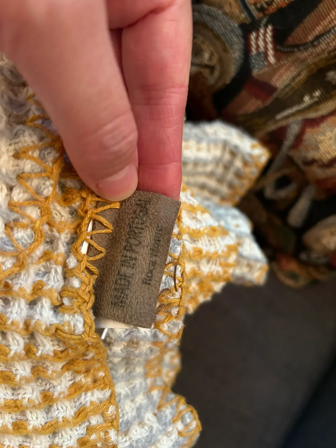 Waffle Knit Throw Blanket thumbnail
