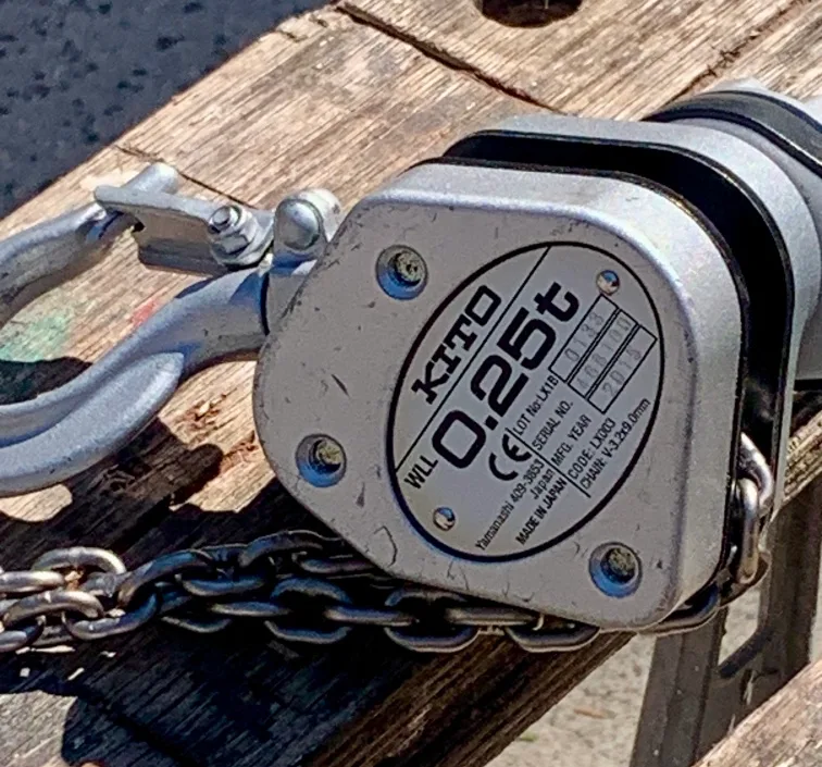 Kito 250KG Lever Hoist