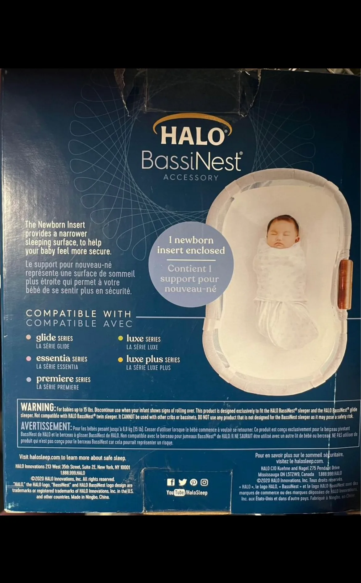 Halo Bassinet with Infant Insert image indicator(8)
