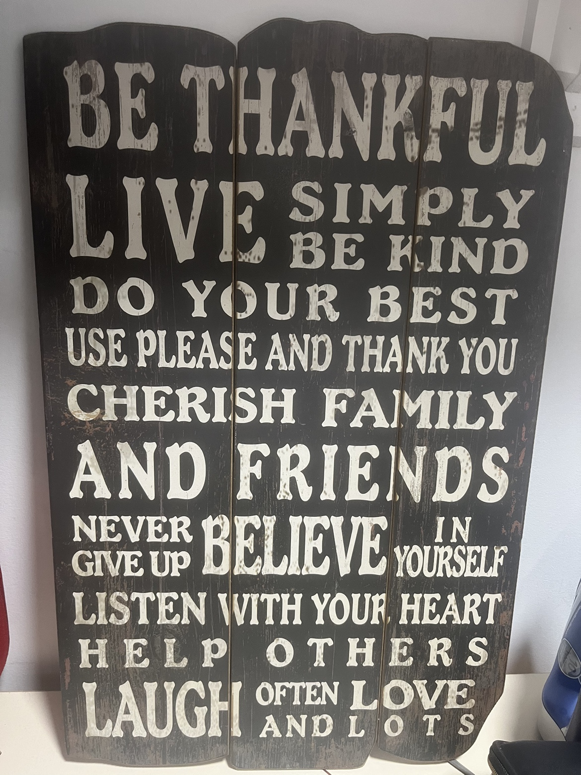 Wooden Wall Sign