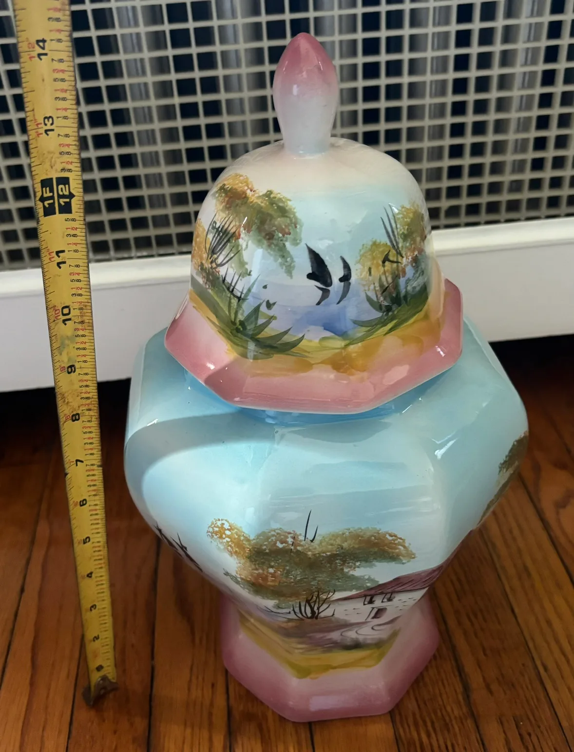 Vintage Hand Painted Lidded Jar image indicator(6)