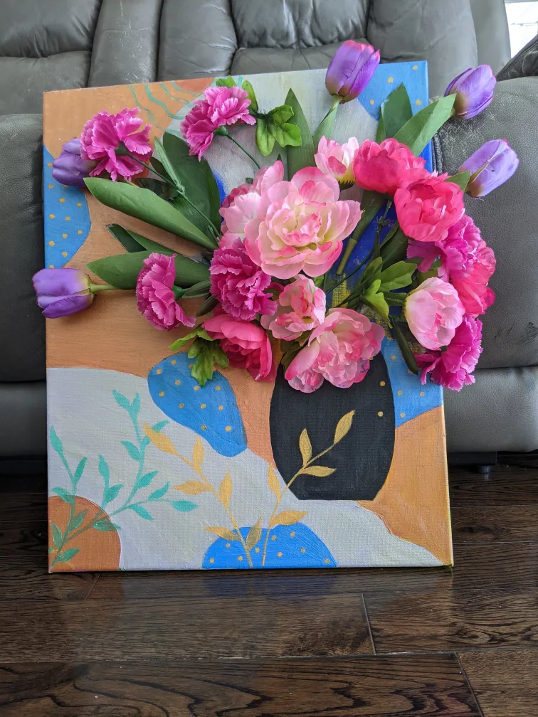 Floral Canvas Painting thumbnail
