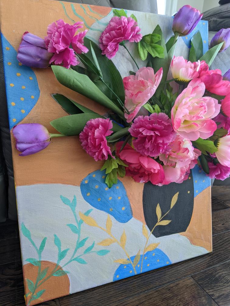 Floral Canvas Painting - photo 2