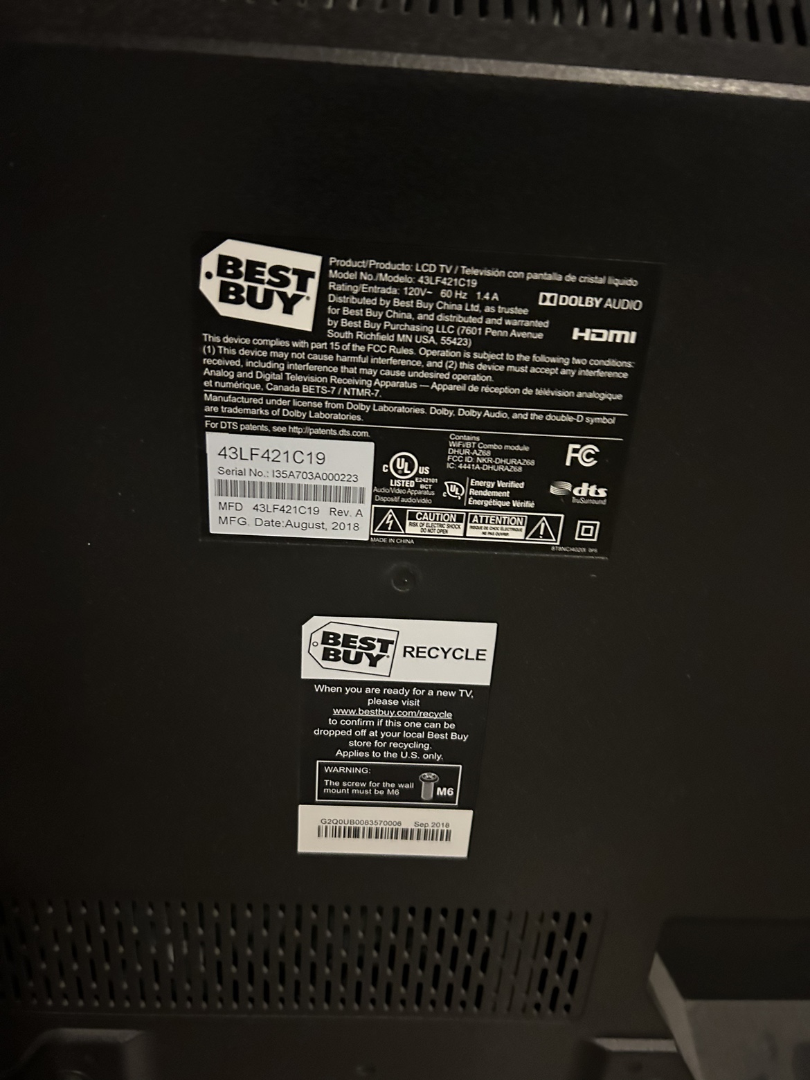 43” Toshiba Smart TV - photo 2