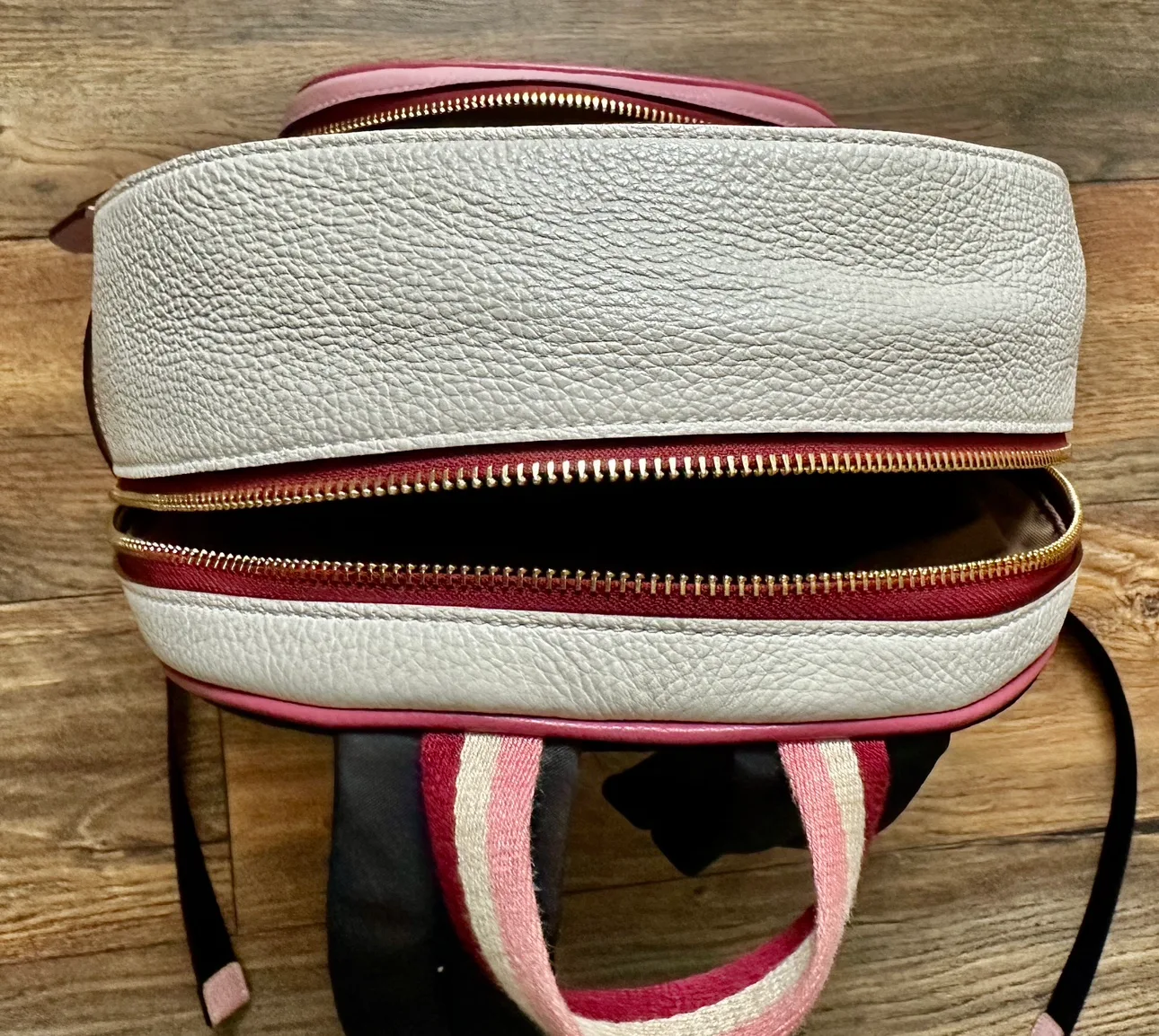 Coach Backpack with Stripe Heart Motif image indicator(2)