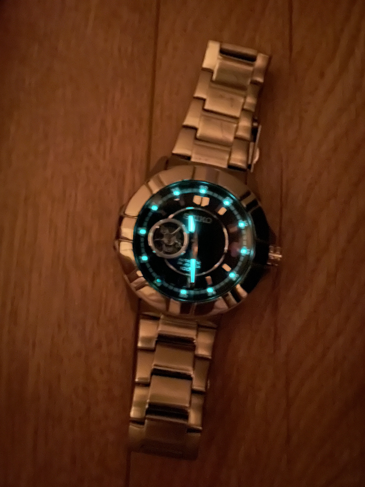 Seiko Premier Series Open Heart Watch - photo 2