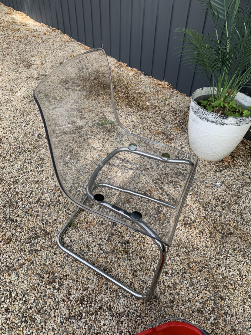 Ikea Clear Acrylic Chair - photo 2