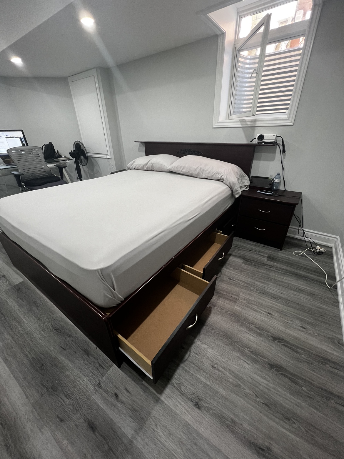 Queen Bed Frame with Storage - photo 4
