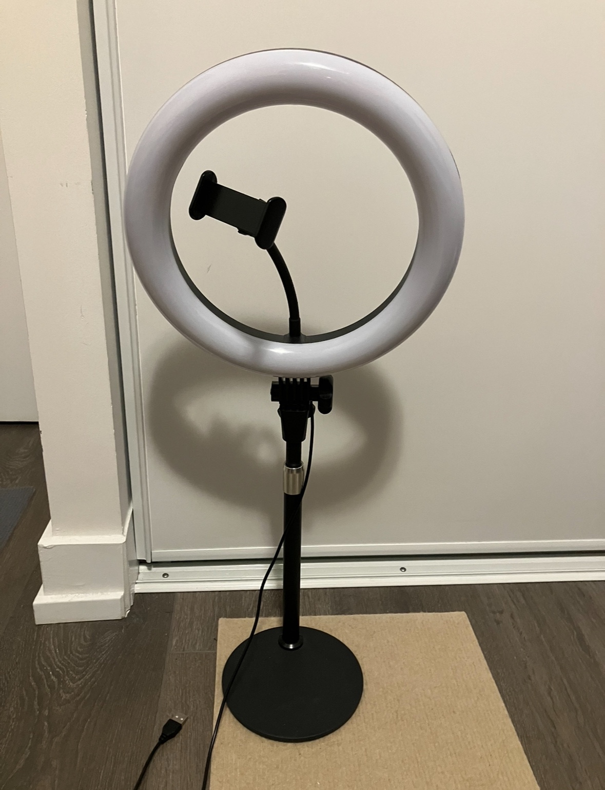 Desk phone ring light (for virtual meetings, youtube, etc.)