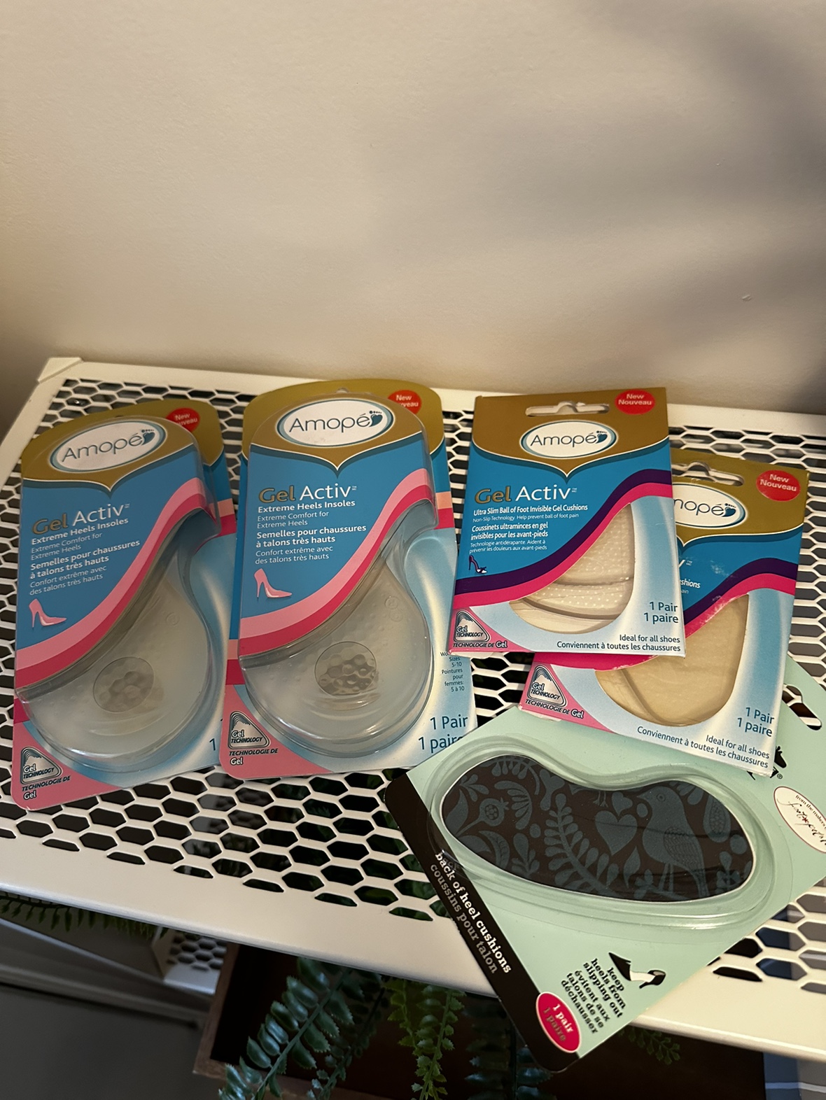 Amope Gel Activ Insoles Ladies Heels Cusion