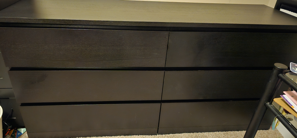Black Ikea Malm drawer dresser - photo 2