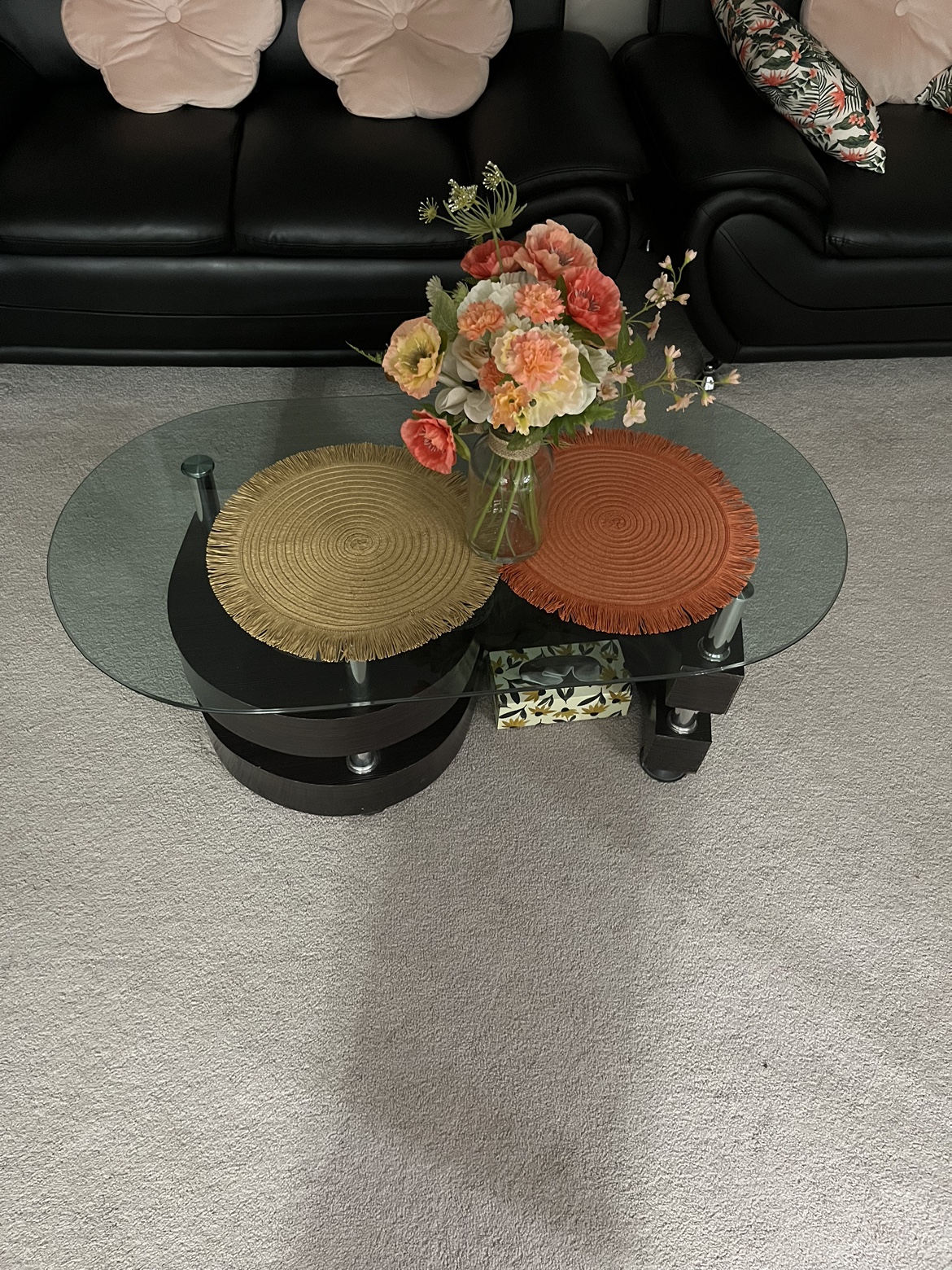 Glass Top Coffee Table