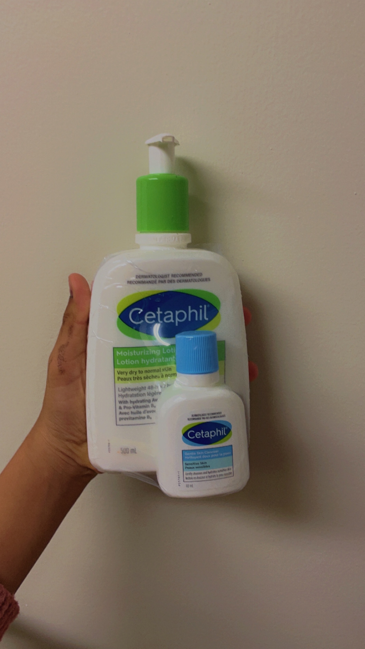 Cetaphil Moisturizing Lotion and Gentle Skin Cleanser #freecycle