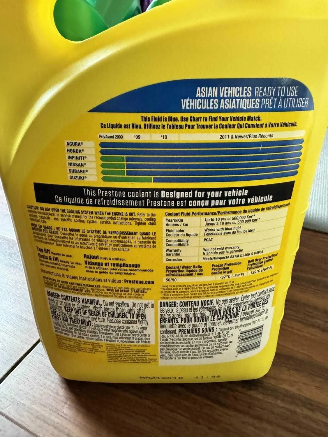 Prestone Antifreeze/Coolant for Asian Vehicles image indicator(4)