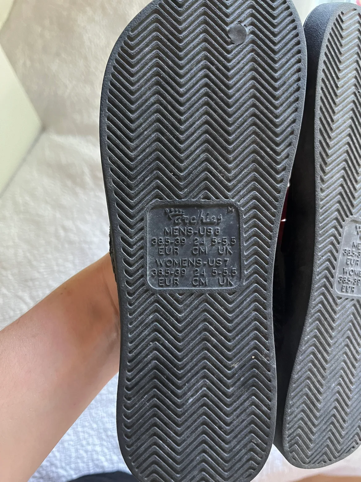 Like New Black Archies Flip Flops image indicator(6)