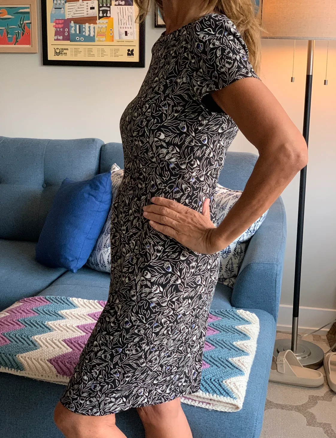 Vintage Liz Claiborne Floral Print Dress image indicator(3)