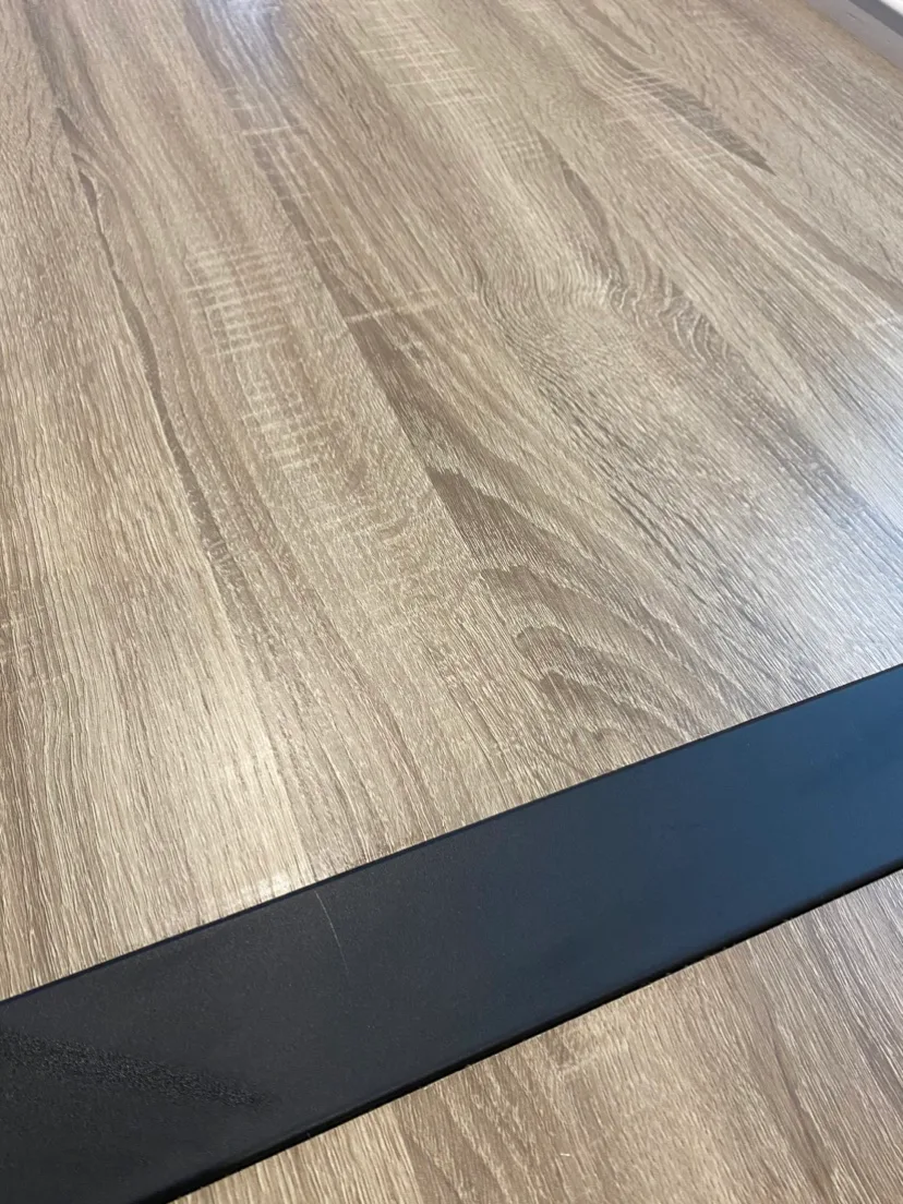 Dining Table with Black Metal Legs image indicator(3)