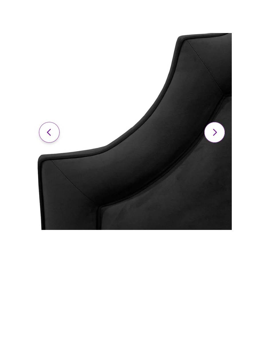 Wayfair Kelly Clarkson Home Black Velvet King Size Bedframe - photo 3