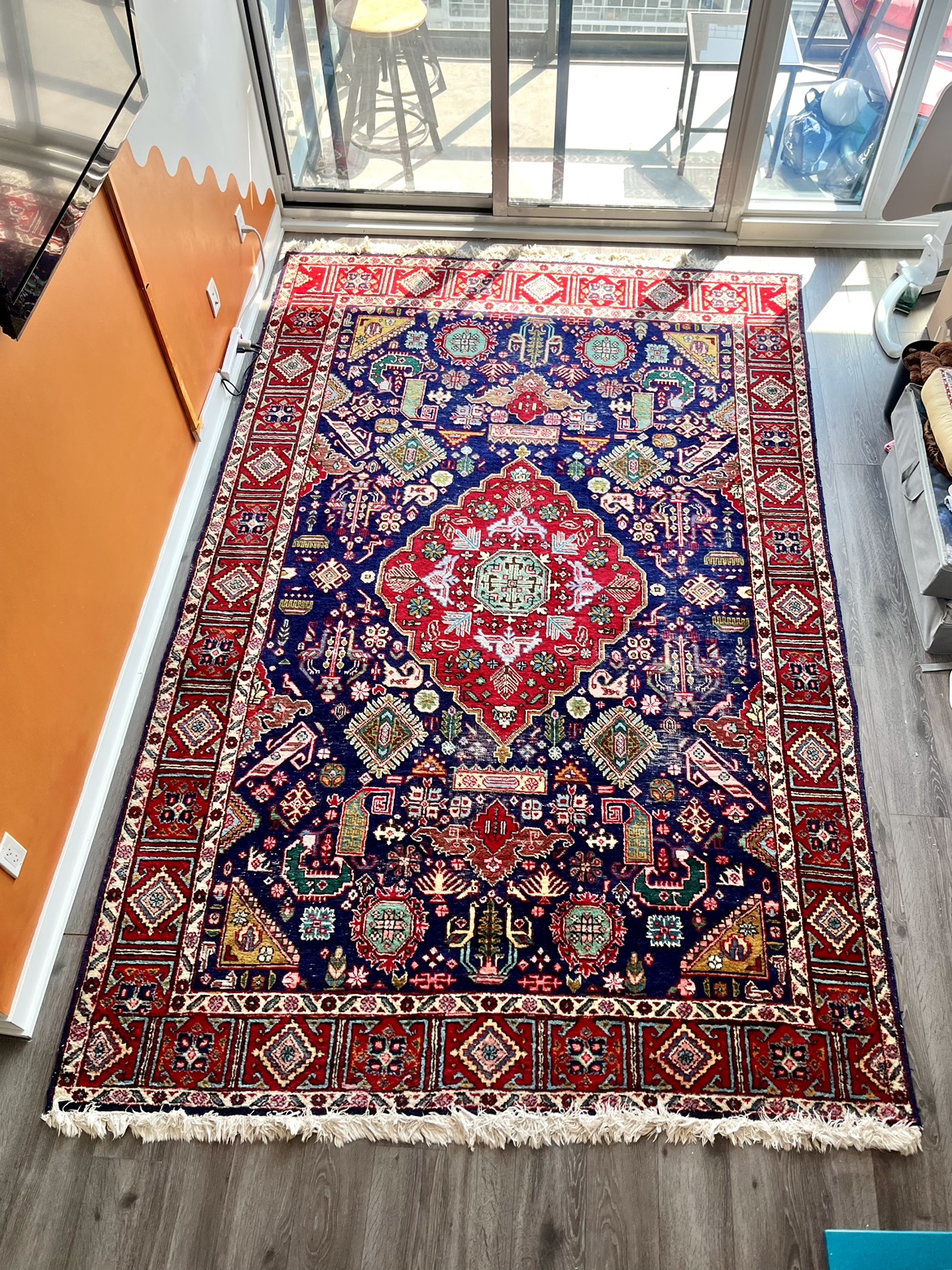 Large Authentic Persian Rug - 78” x 126” - photo 4
