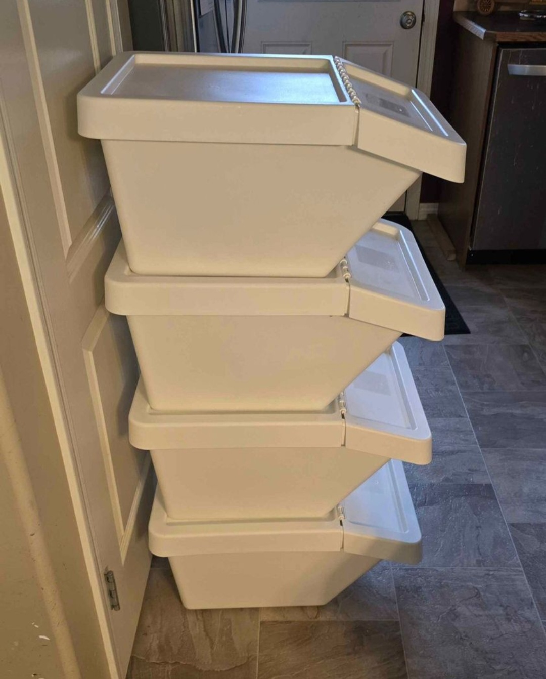 Ikea SORTERA Sorting Storage Bins - 37 L - 4 in Set w/lids - photo 2