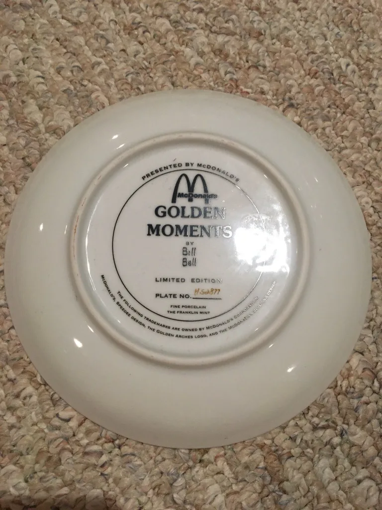 McDonald's Golden Moments Plate image indicator(2)