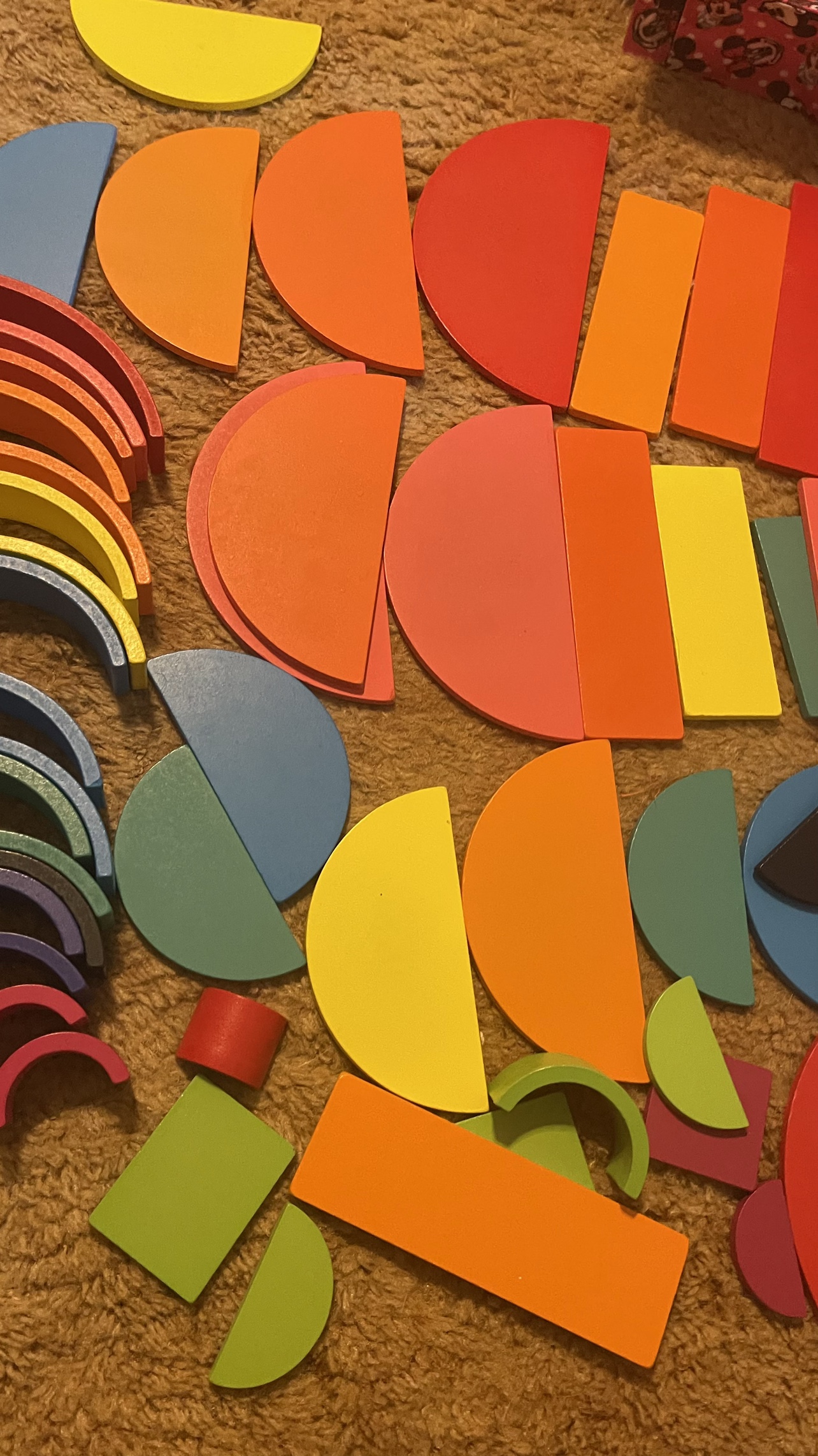 Rainbow Wooden Stacking Toys - photo 5