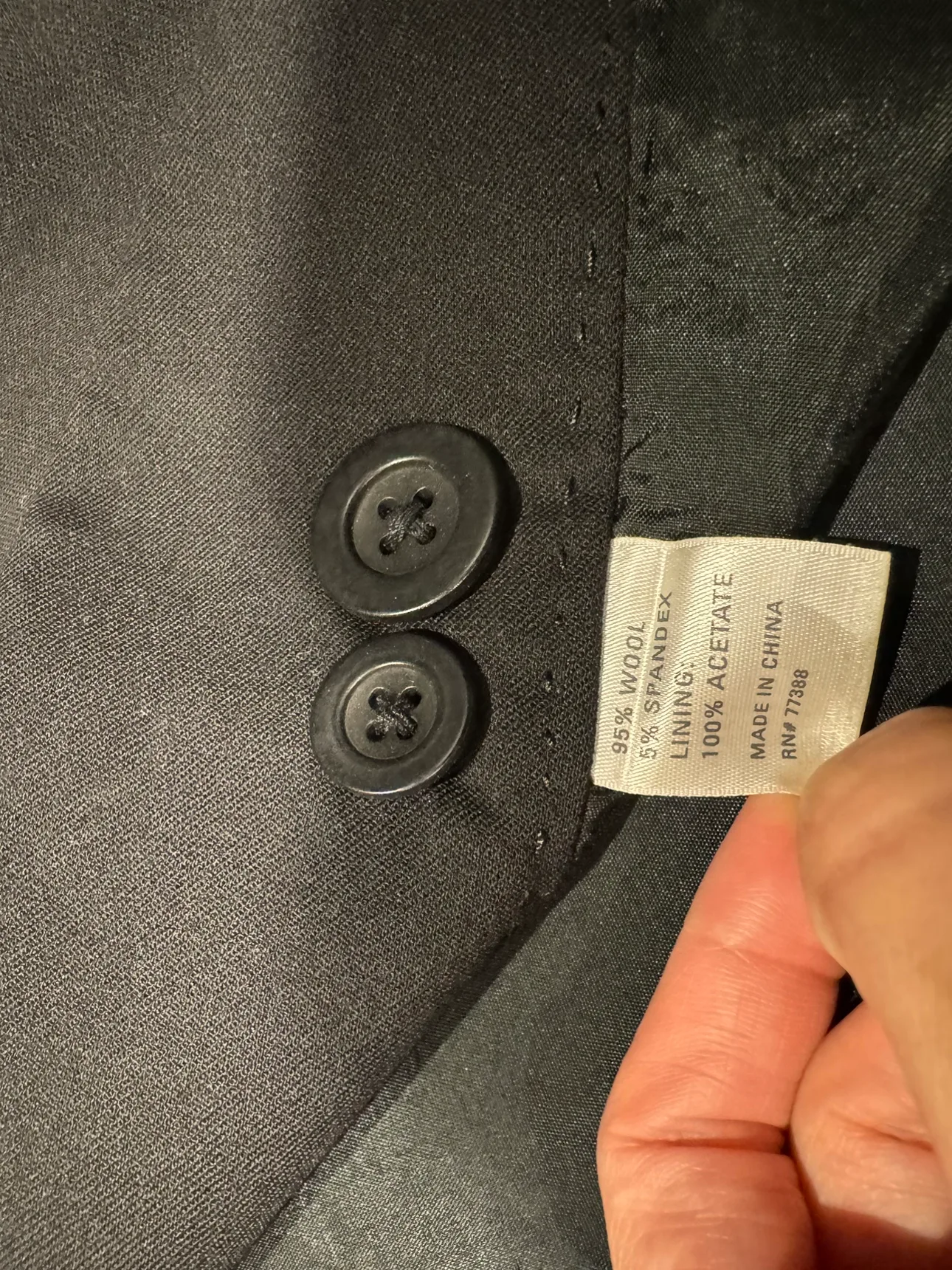 Madewell Buckley Tailors Black Wool-blended Blazer image indicator(3)