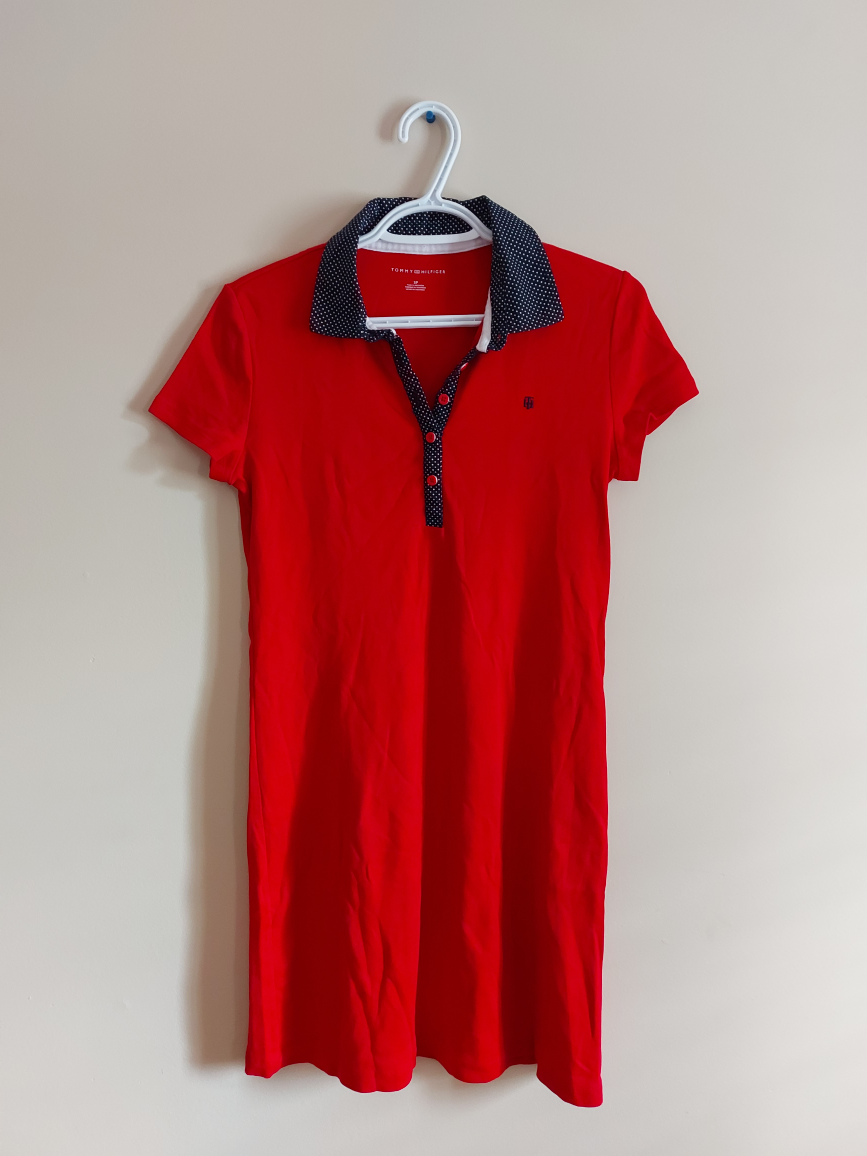 Tommy Hilfiger Red Polo T-shirt Dress - S - photo 2