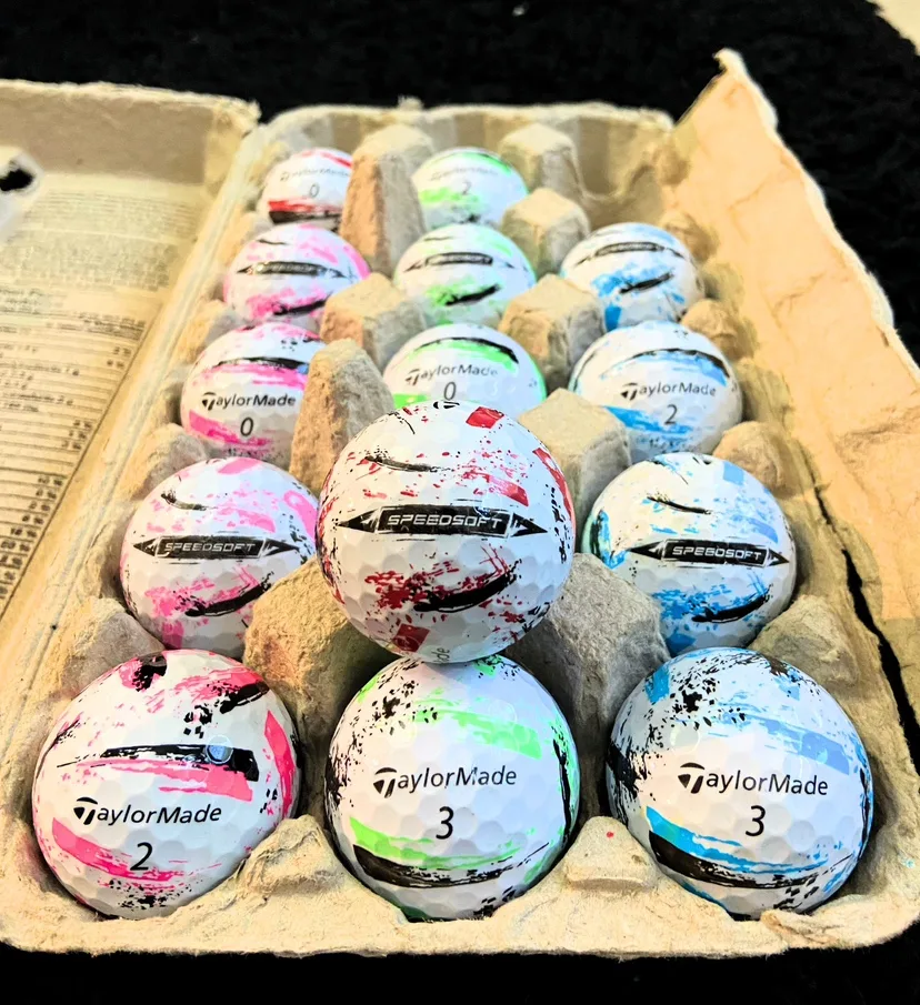 15 Taylormade Speedsoft Ink Golf Balls thumbnail