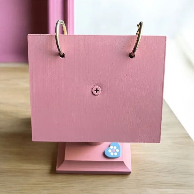 Vintage Pink Wood Country Craft Encouraging Words Pedestal image indicator(8)