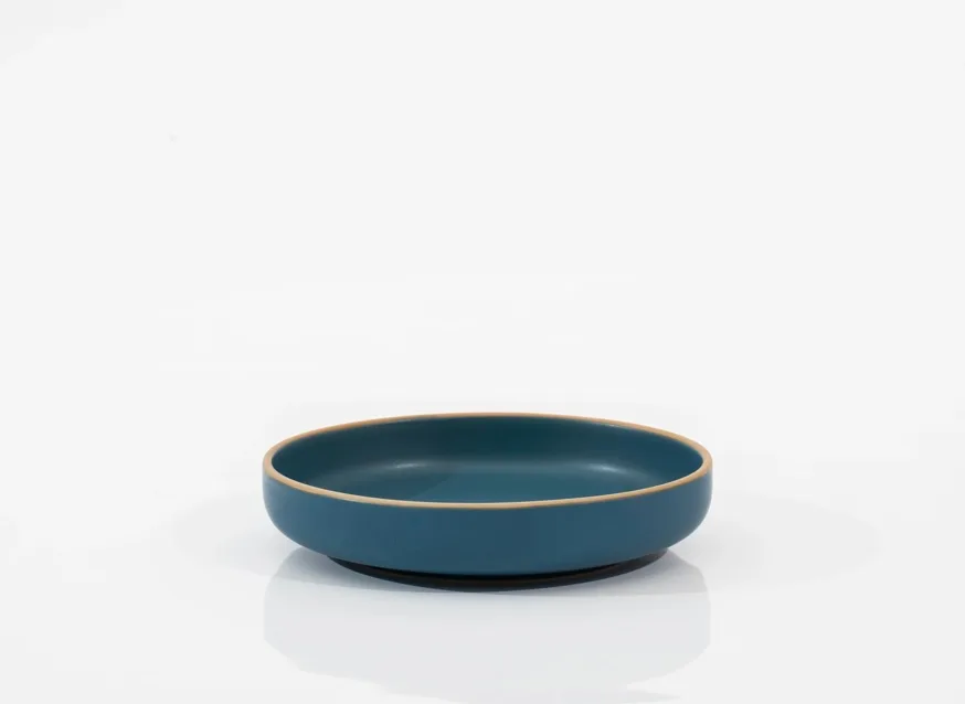 2 Lineage 8'' Lunch Deep Plate - Marine Blue thumbnail