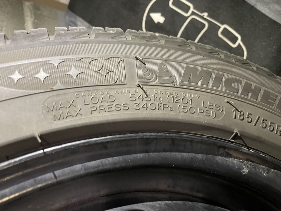 Pick up before 24/9Michelin 185/55R16 Winter Tires - photo 4