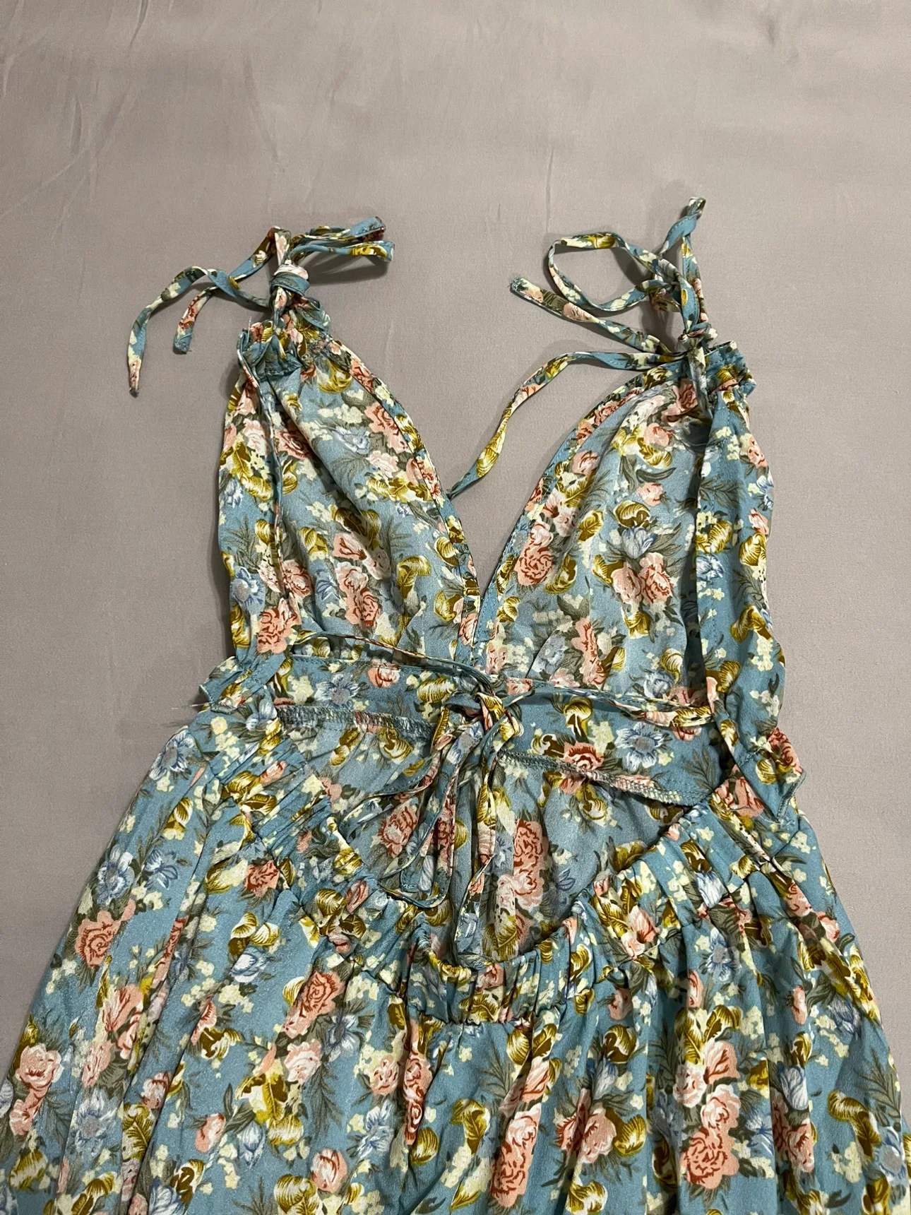 Floral Print Romper image indicator(4)