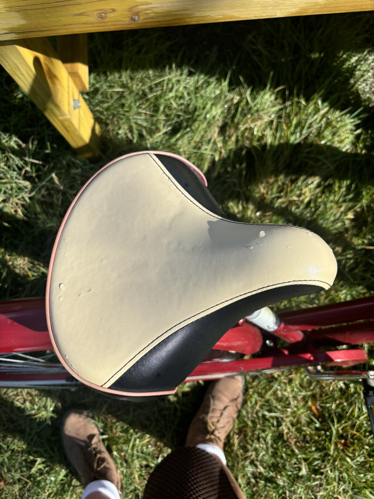 Red Beach Cruiser Bike - beautiful bicycle - photo 3