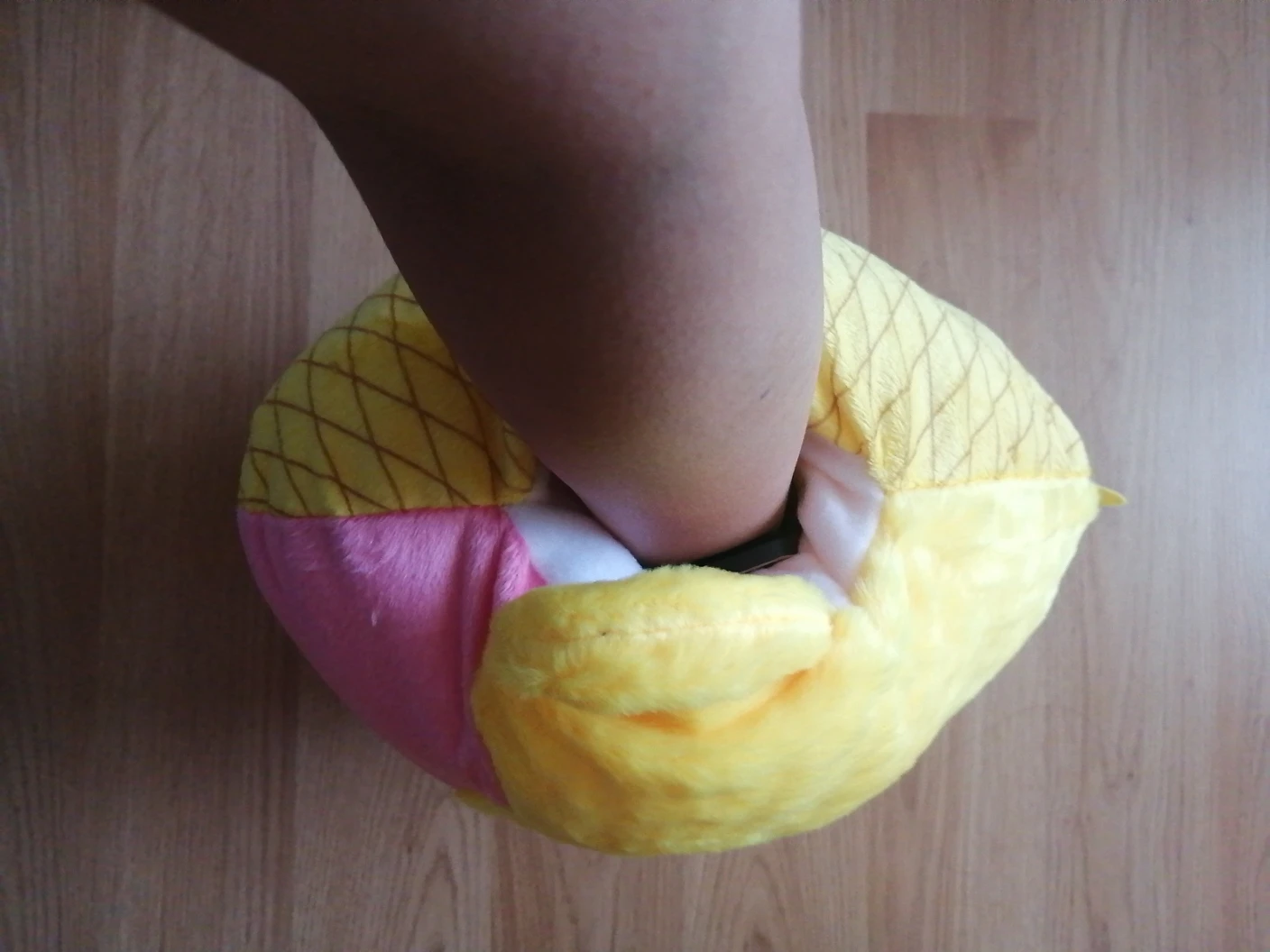 Yellow Chick Plush Pillow/ Hand warmer - photo 3