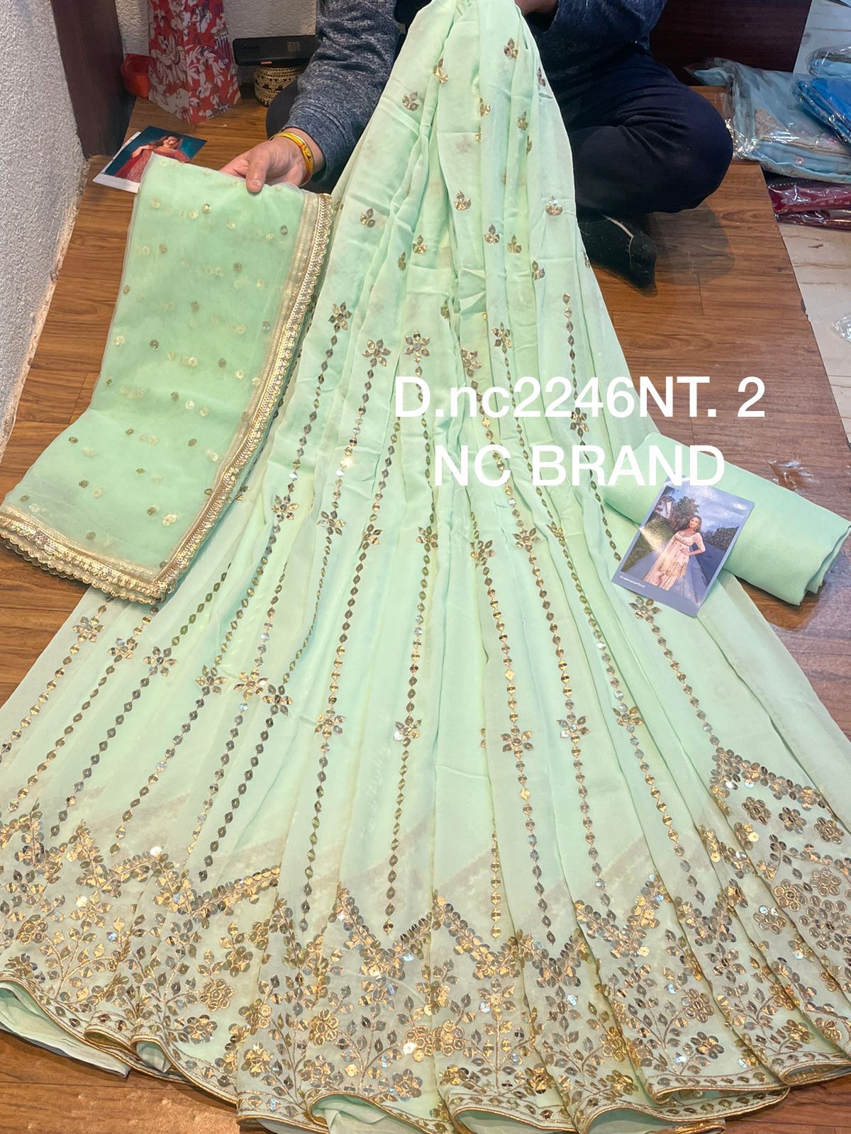 Unstitched Punjabi suit - photo 4
