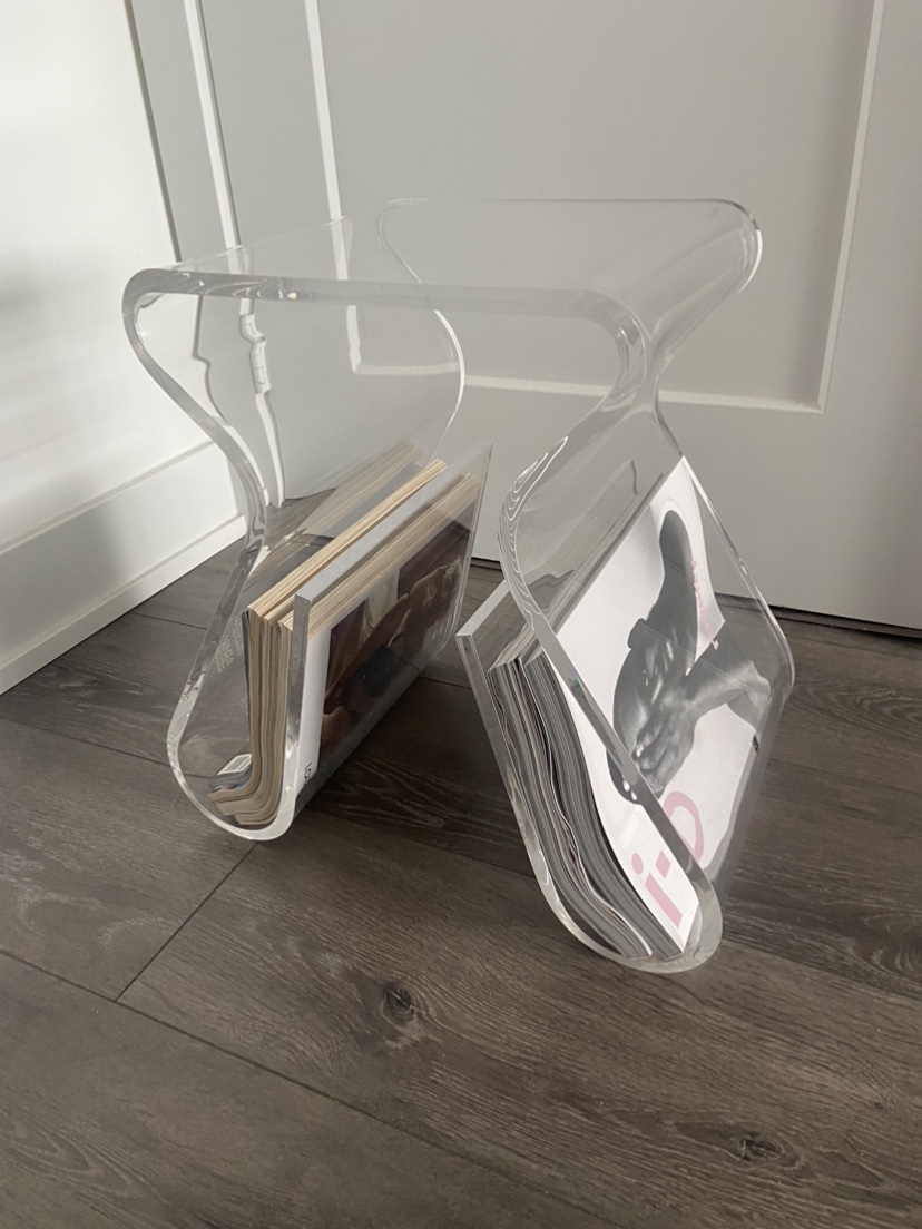 Umbra Acrylic Magazine Table/Stool - photo 2