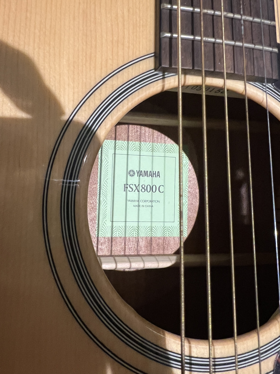 Yamaha FSX800C Acoustic-Electric Guitar - photo 2