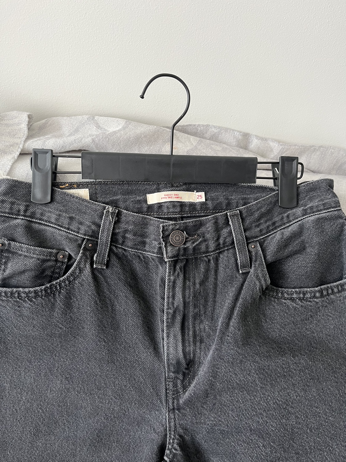 Levi's Baggy Dad Jeans black size 25